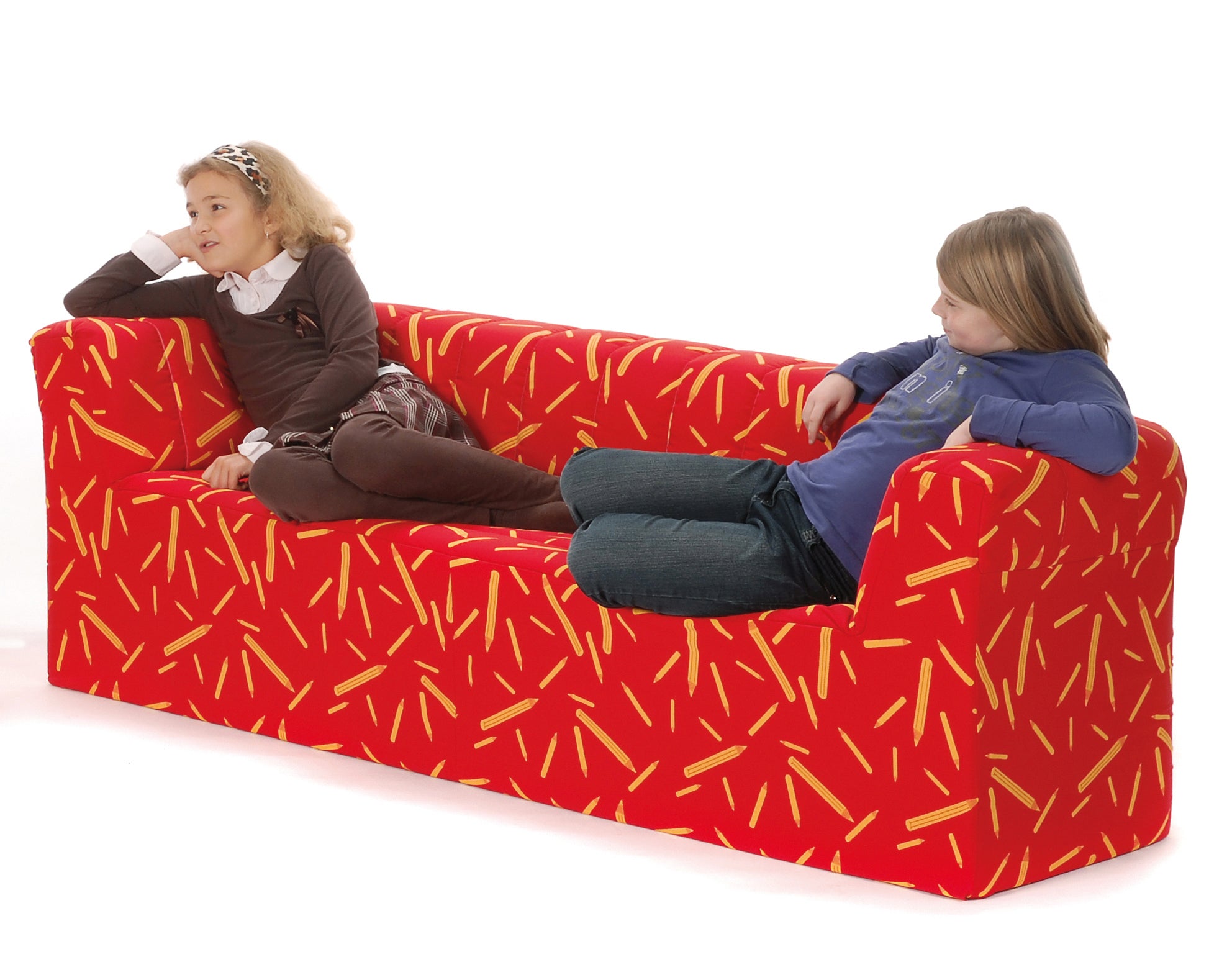3er Sofa in Webstoff