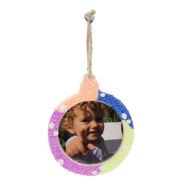 Fotorahmen aus Holz ⌀ 8 cm Set 3