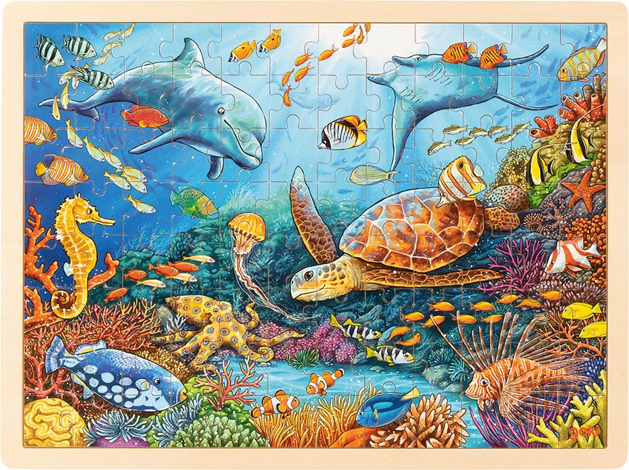 Einlegepuzzle Great Barrier Reef (96 Teile)