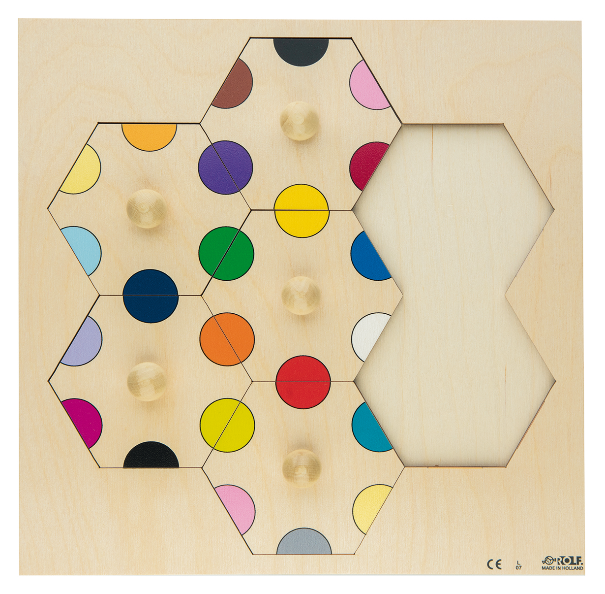 Knopfpuzzle Colours (7 Teile)