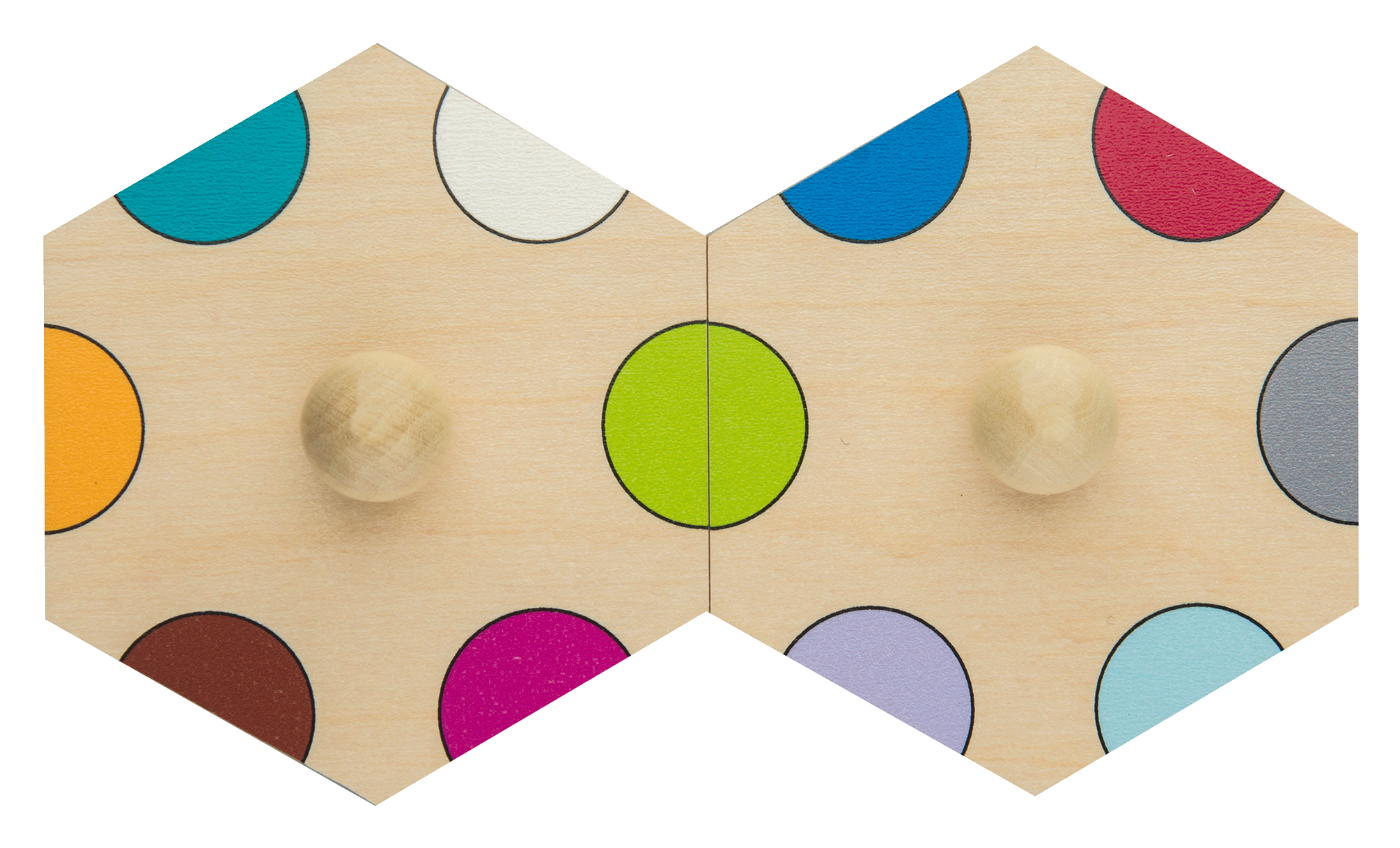 Knopfpuzzle Colours (7 Teile)