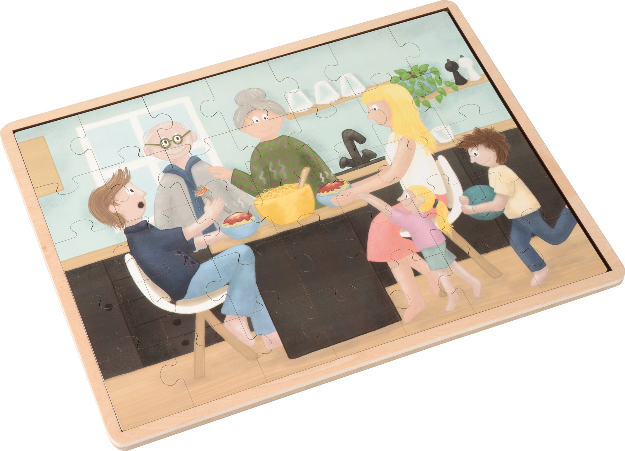 Puzzle Essen Mehrgenerationen