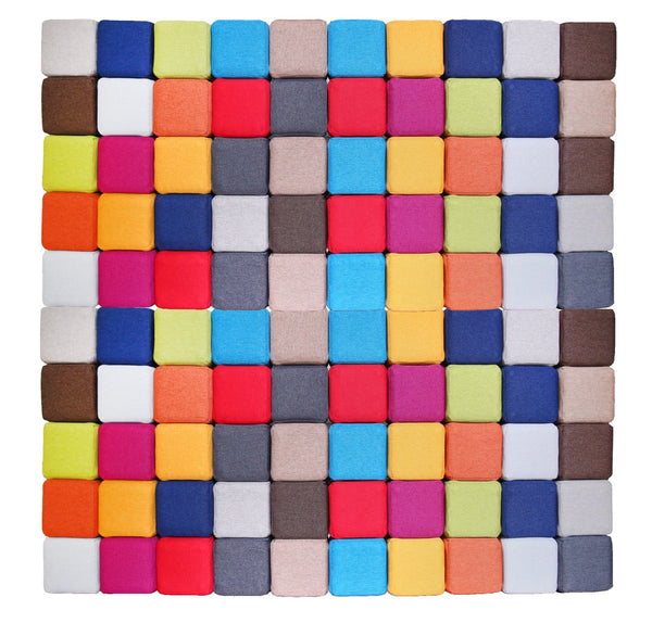 Jolly Heap Magnetwürfel Set 100 bunt sortiert