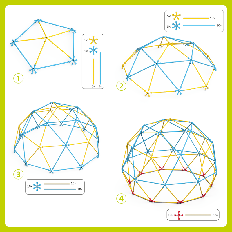 Flexistix XXL Kindergarten Set - 520 Teile