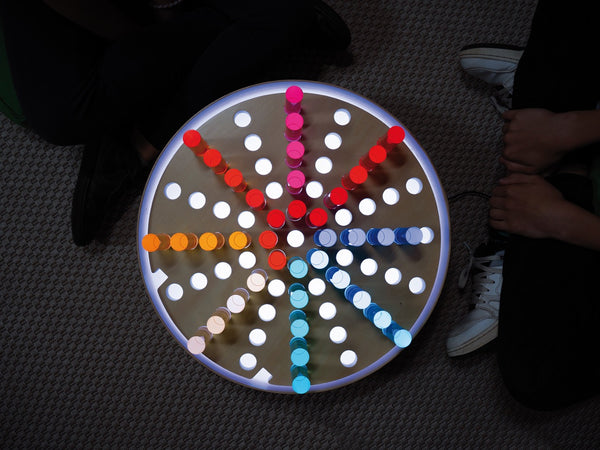 Lochrahmen für Acrylzylinder rund