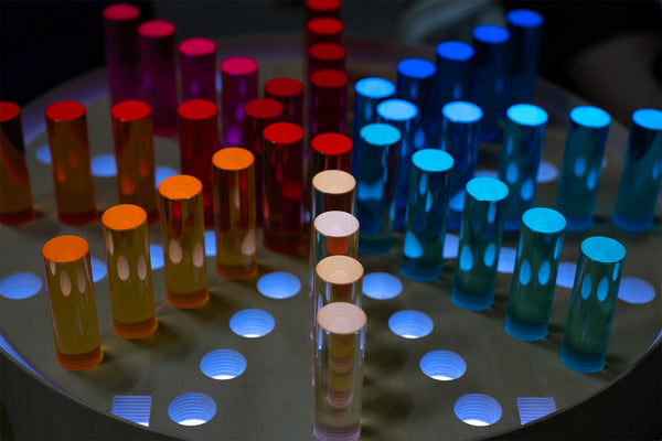 Lochrahmen für Acrylzylinder rund