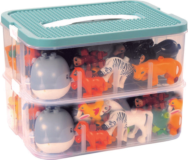 Tiere für Bausteine groß Set 100