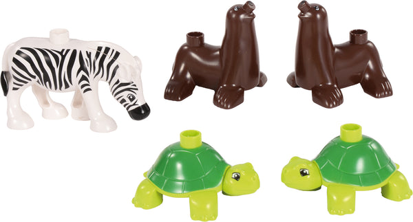 Tiere für Bausteine groß Set 100