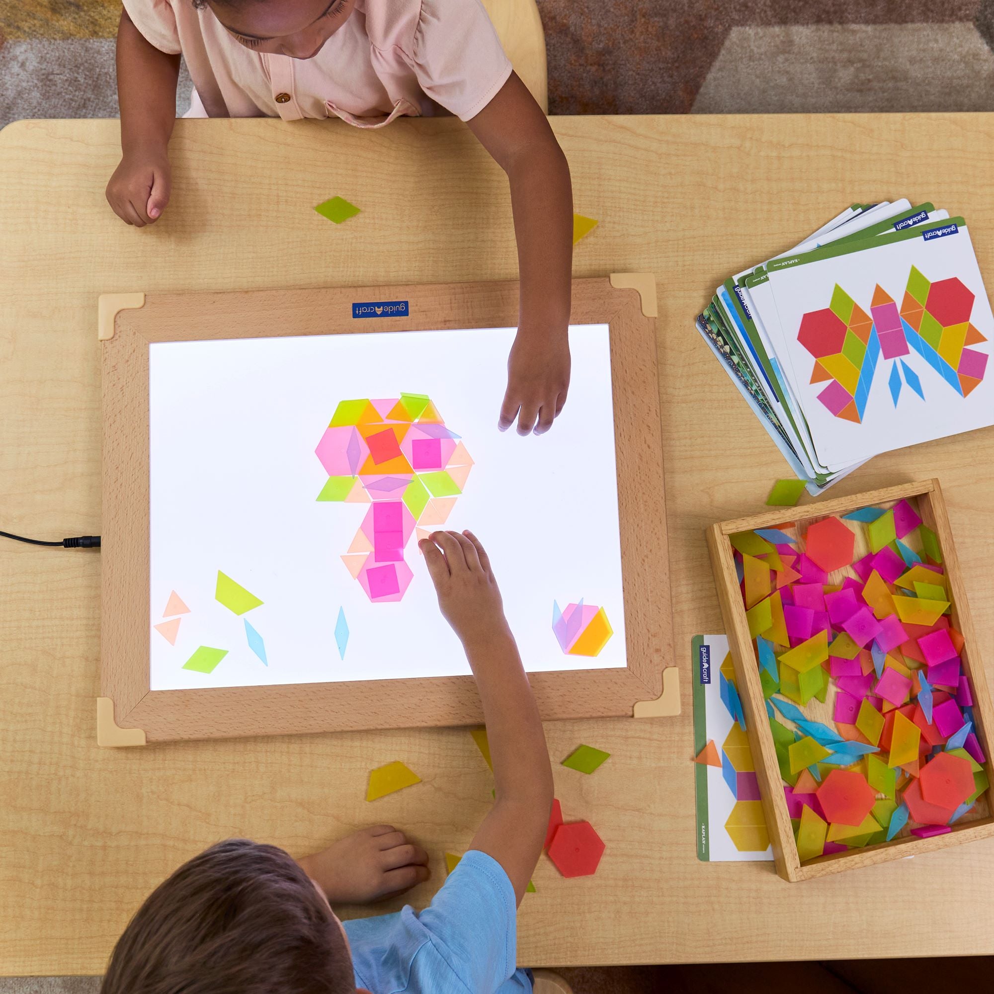 Tangram bunt transparent