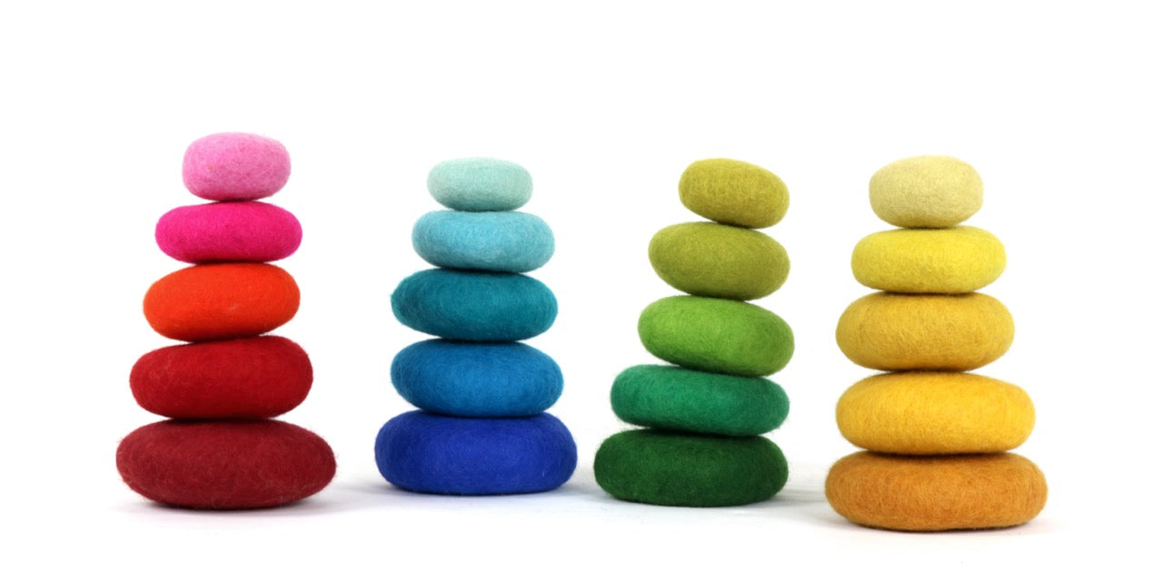 Filzsteine Set 20