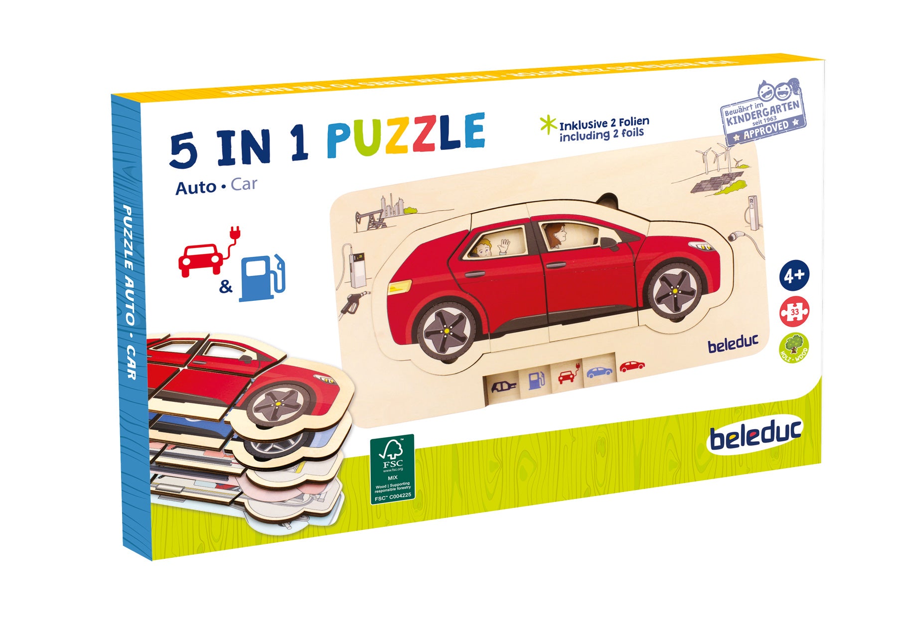 Lagenpuzzle "Auto"