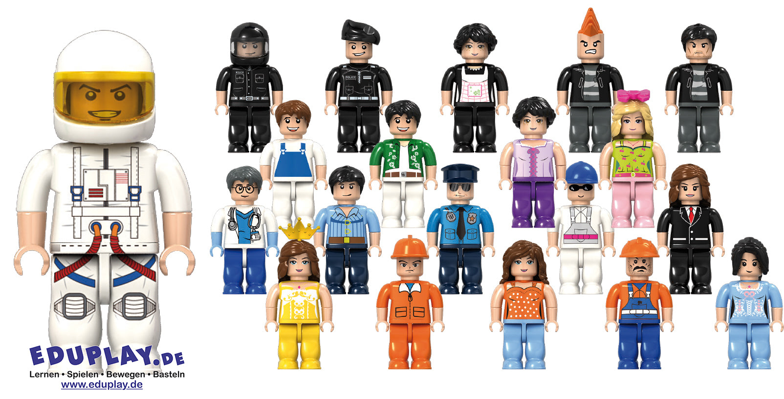 Bausteine Minifiguren Set 20