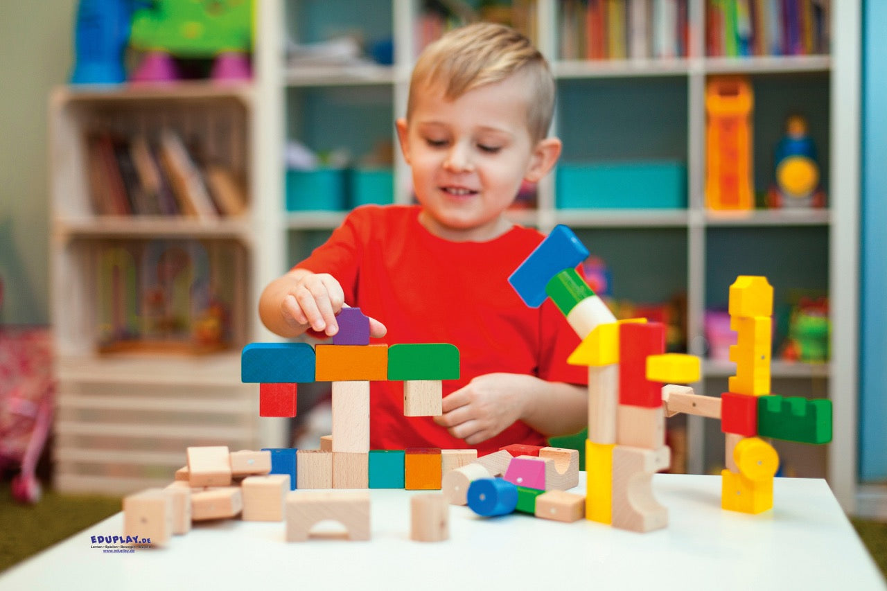 Kooglo Holzbausteine magnetisch Set 300 bunt