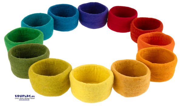Filz Schalen Set 12