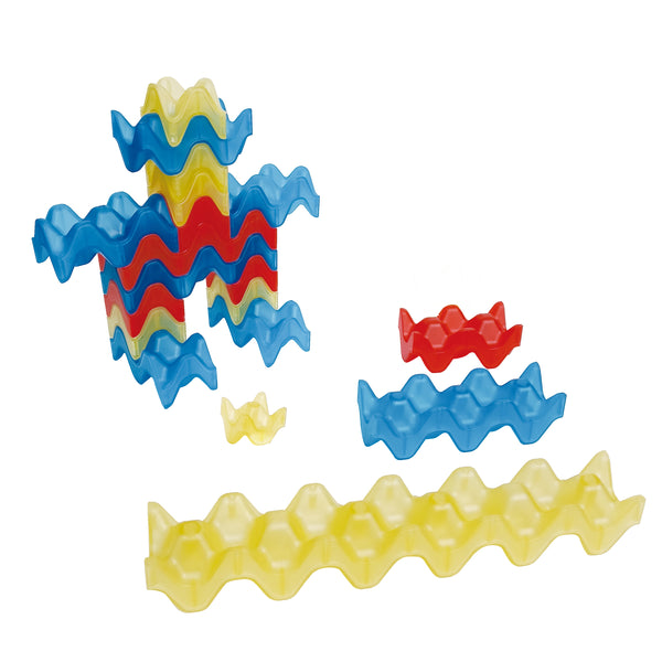 Konstruktionsmaterial Wave transparent Set 45