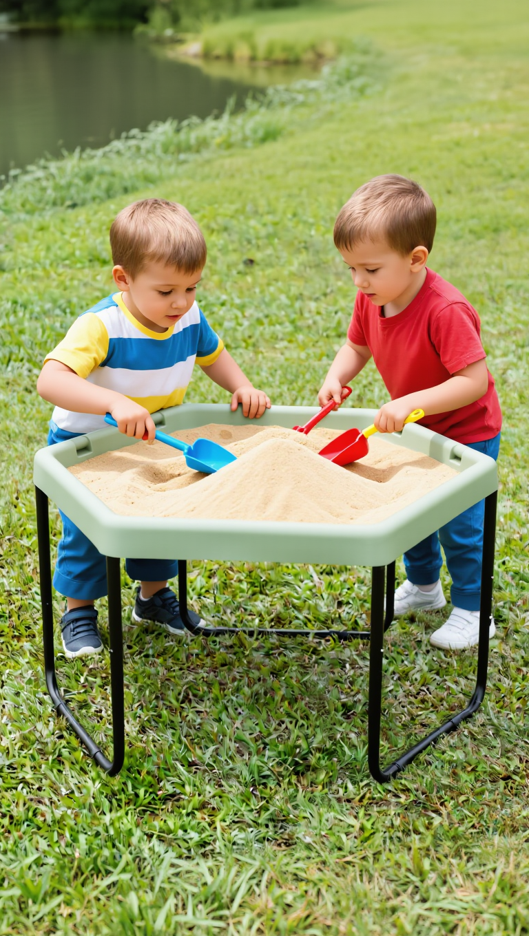 Matschwanne Salbei mit Gestell