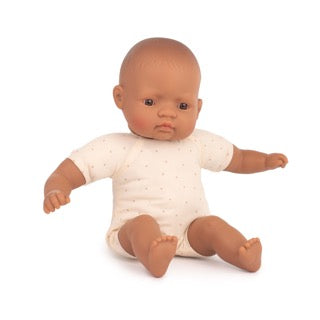 Puppe Stoffkörper dunkel 32 cm