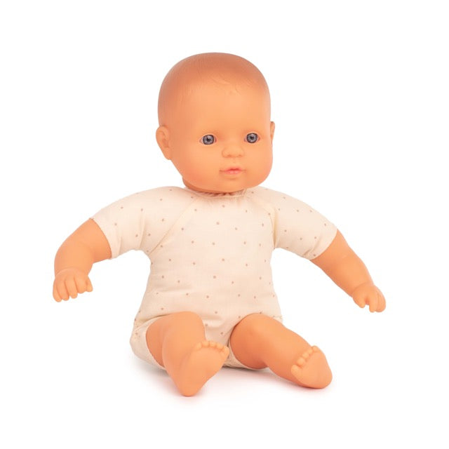 Puppe Stoffkörper hell 32 cm