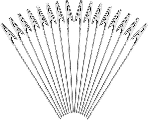 Kartenhalter aus Metalldraht Set 50