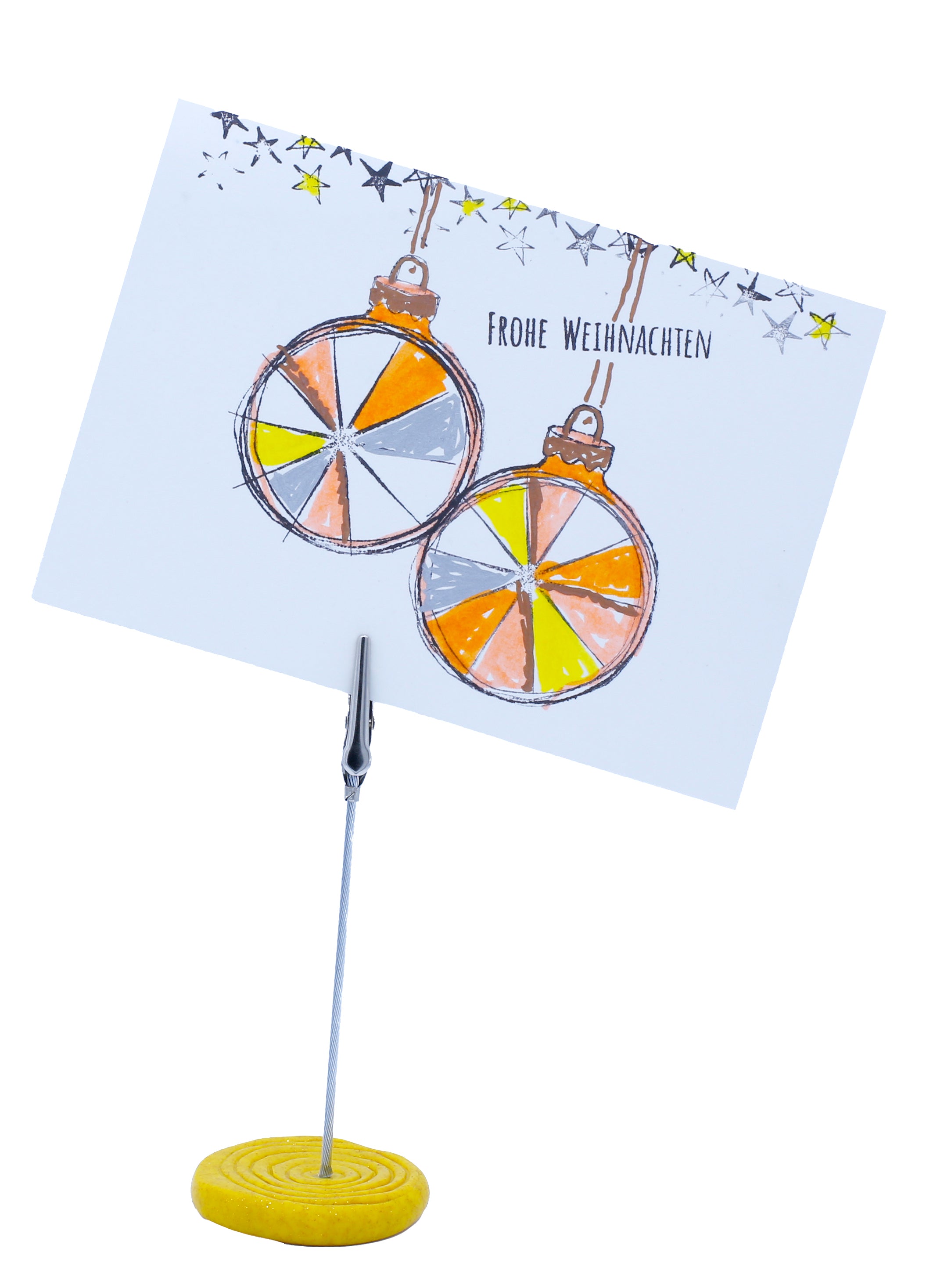 Kartenhalter aus Metalldraht Set 50