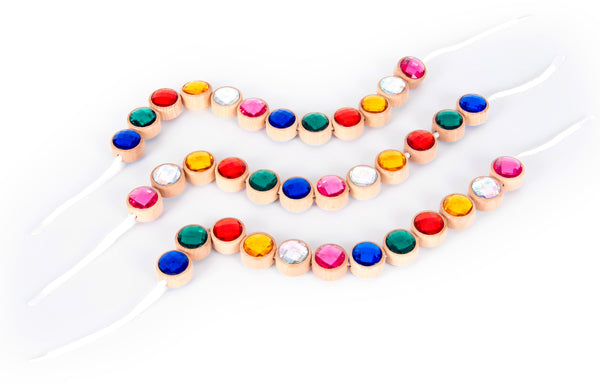Fädelspiel Diamanten Set 36