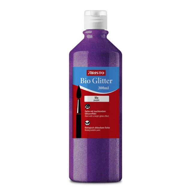 ARISTO BIO Glitzerfarbe 300 ml Set 6