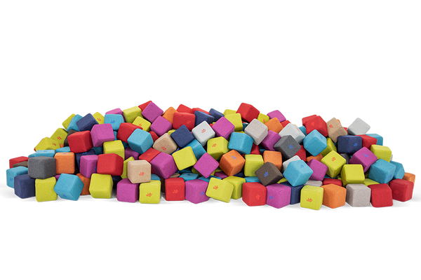 Jolly Heap Magnetwürfel Set 100 bunt sortiert