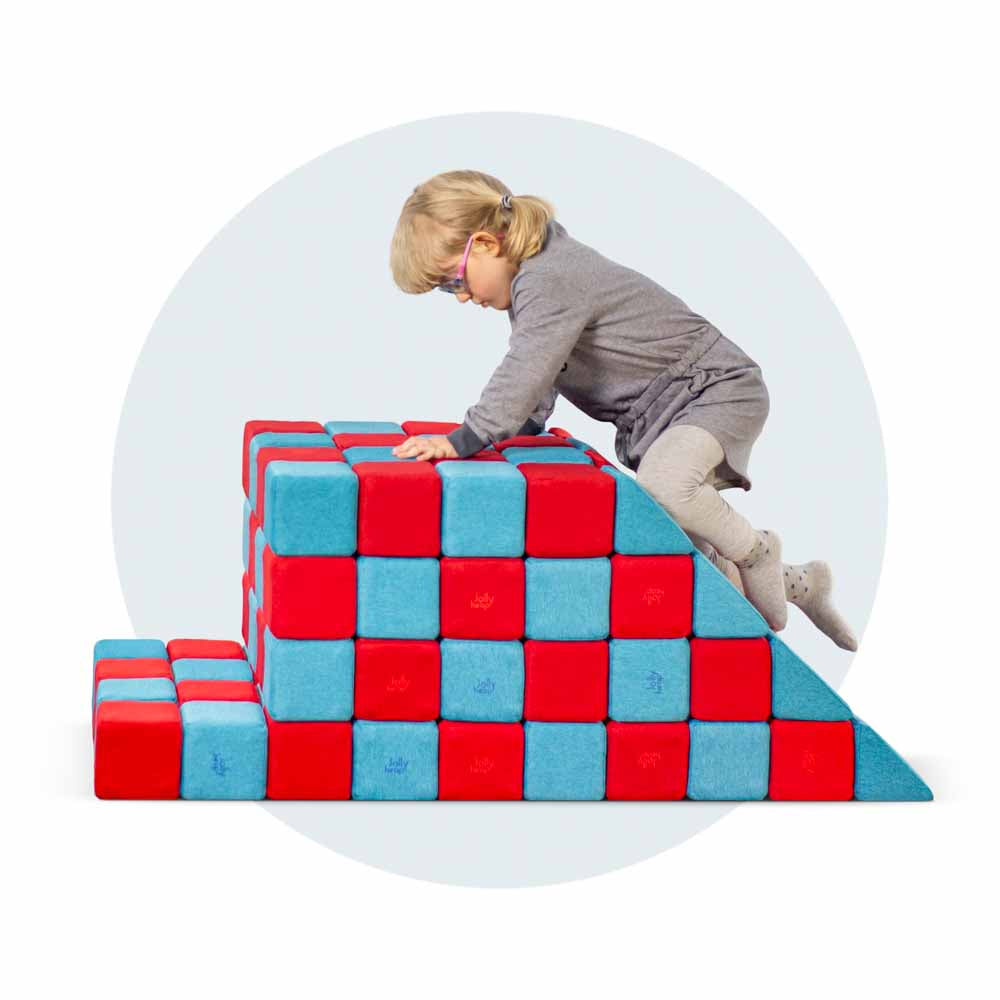 Jolly Heap Magnetwürfel Set 100 bunt sortiert