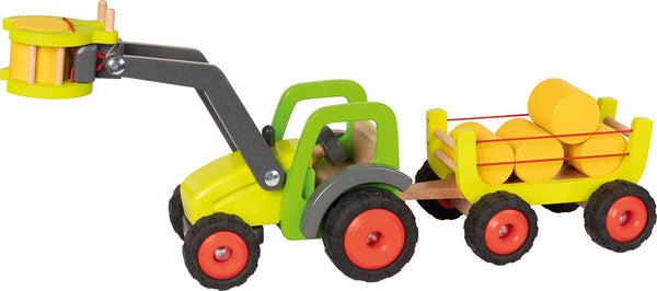 GOKI Frontlader mit Heuwagen