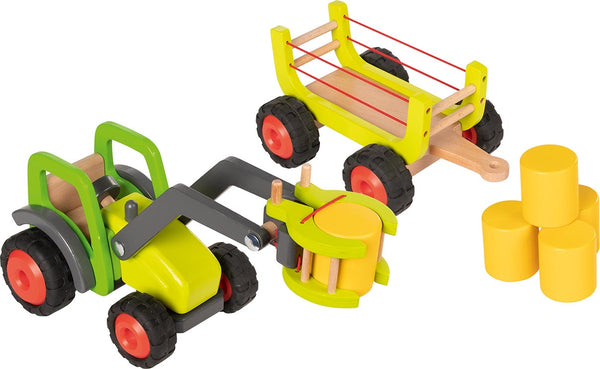 GOKI Frontlader mit Heuwagen