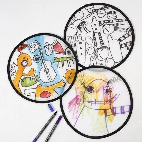 Frisbee Weiß ø 25 cm Set 5