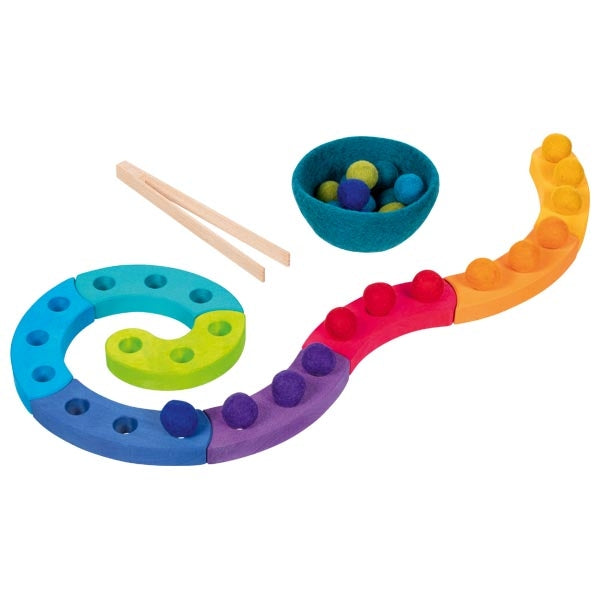 GOKI Farbsortierspiel und Adventsspirale Set 34