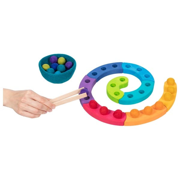 GOKI Farbsortierspiel und Adventsspirale Set 34
