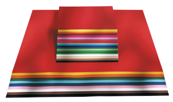 Fotokarton 300g/m², 50x70cm, 50 Bogen, farbig sortiert