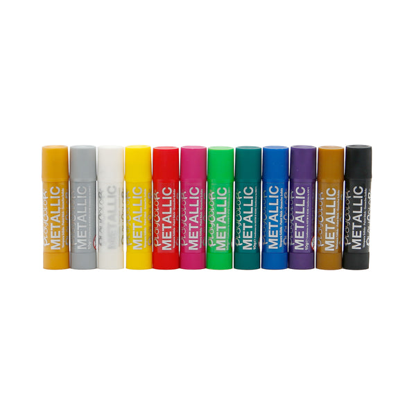 Playcolor Creme-Kreide Metallic Set 12 je 10g