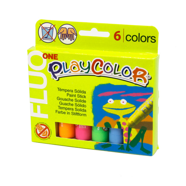 Playcolor Creme-Kreide Neon Set 6 je 10g