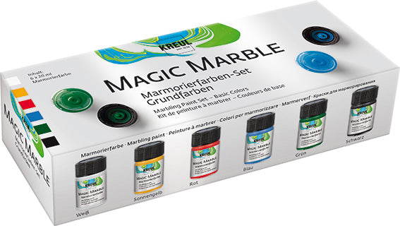 KREUL Marmorierfarben Set Neon 6x20ml