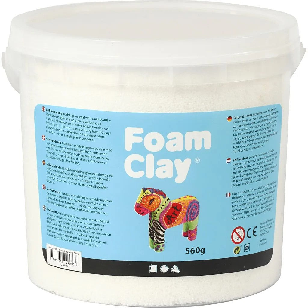 Foam Clay® , Weiß, 560 g