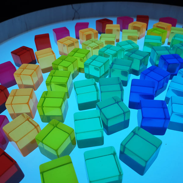 Acrylbauwürfel Set 100