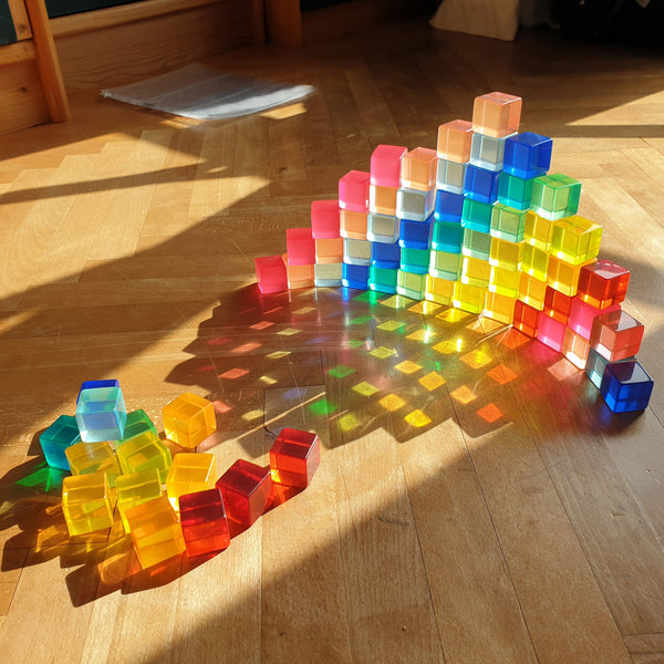 Acrylbauwürfel Set 100