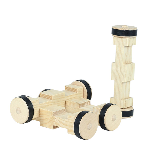 4/4 Bausteine 2-er Radelement