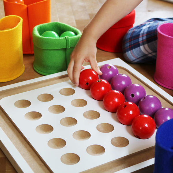 BAUSPIEL Holzperlen Ø 20 mm Set 240