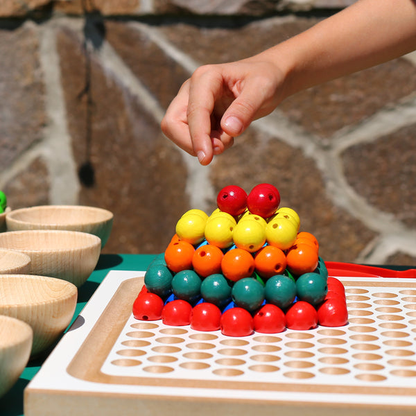 BAUSPIEL Holzperlen Ø 20 mm Set 240
