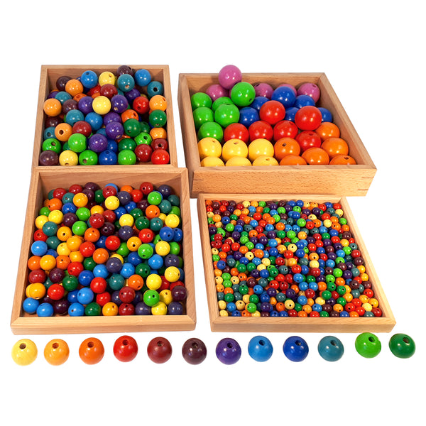 BAUSPIEL Holzperlen Ø 20 mm Set 240