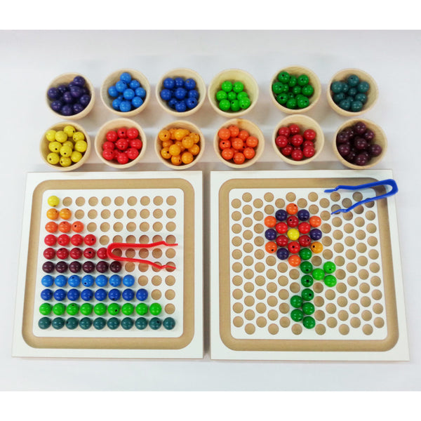 BAUSPIEL Perlenbrett Set 256