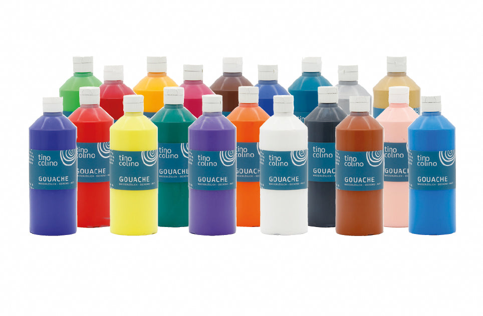 TINO COLINO Gouache Farbe 500ml Set 20