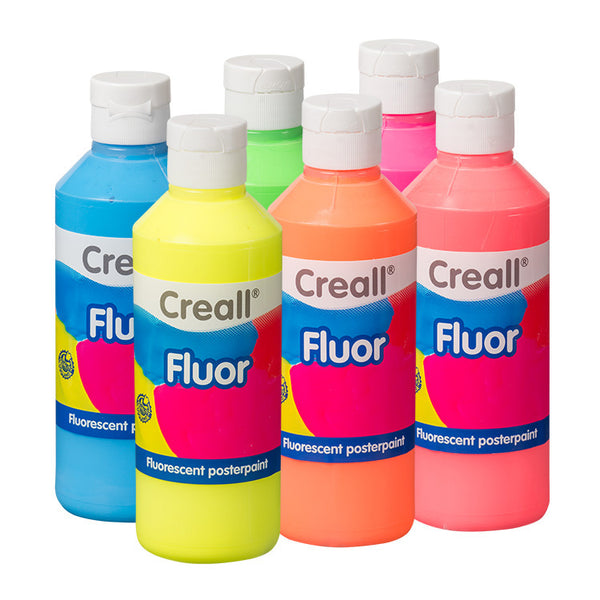 Creall Fluor Farbe 250ml Set 6