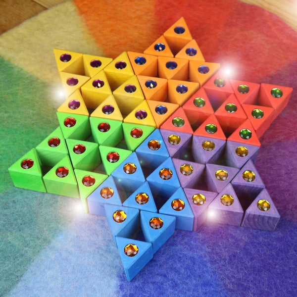 Bunte Dreiecke groß Set 54