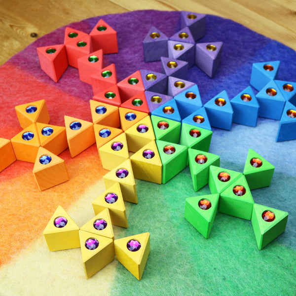Bunte Dreiecke groß Set 54