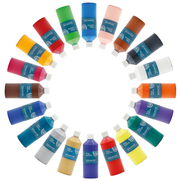 TINO COLINO Gouache Farbe 500ml Set 20